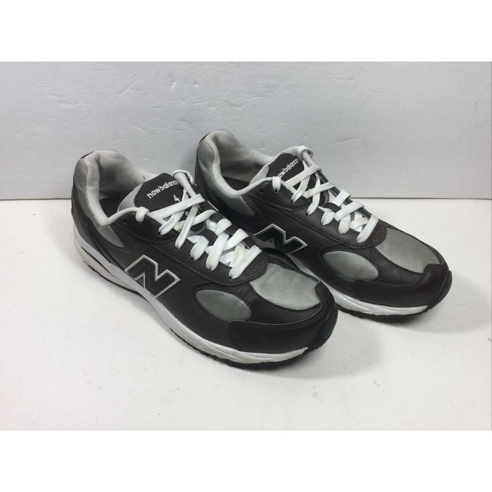 New Balance Kids Boys 498 Sneakers Size 5.5 Brown Leather Shoesโ UK5 / EU 38
